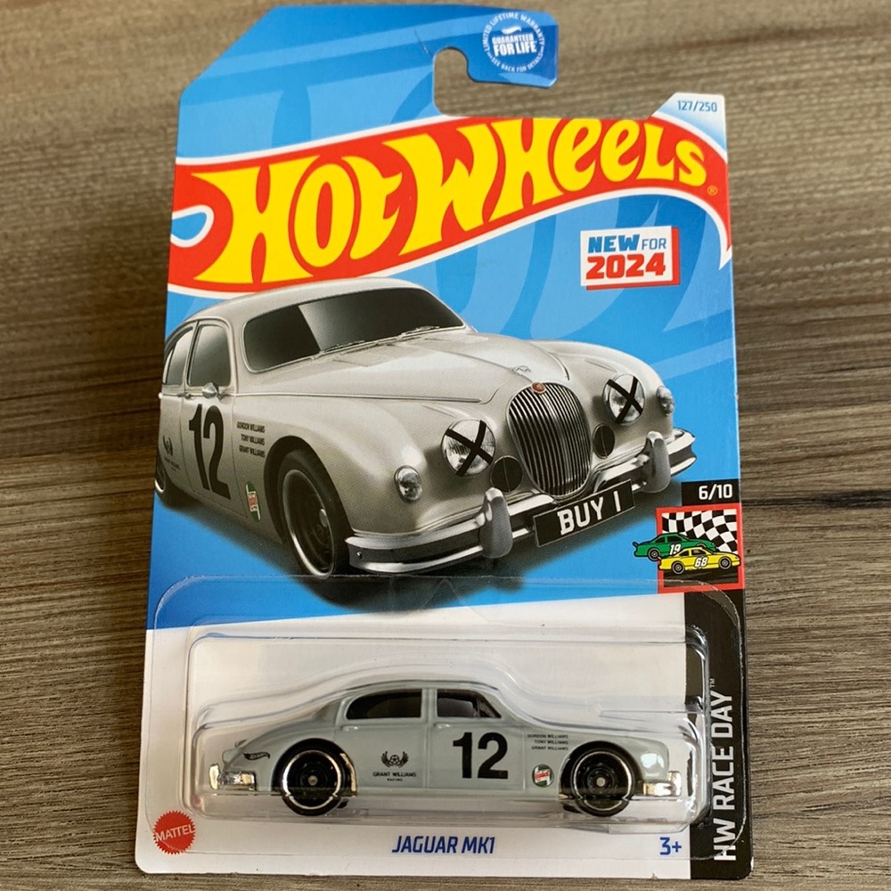 Hot Wheels Car Jaguar MK1 Mark 1 New Model 2024 HW Race Day Hotwheels 🆕 HRY80